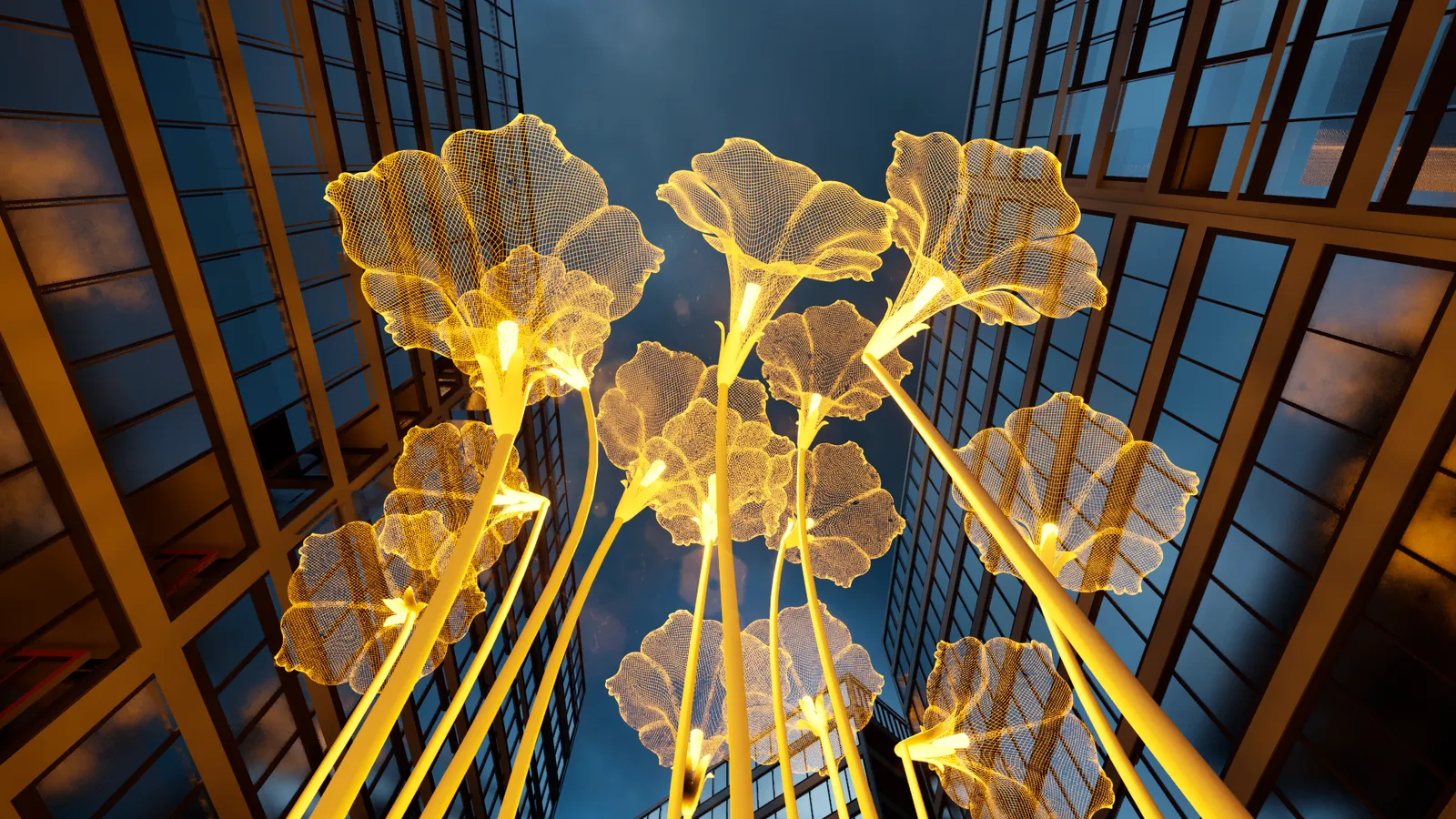 Light Installation at Dubai Design Week 2025 – (تركيب ضوئي في أسبوع دبي للتصميم 2025 – حي )