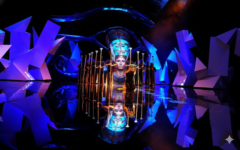 Pharaohcore Runway Set – Grand Egyptian Museum, 2025 (عرض فرعون كور – المتحف المصري الكبير 2025)