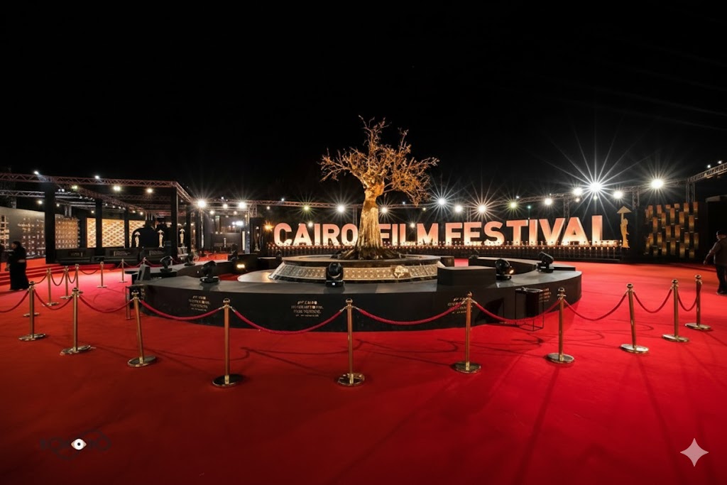 Cairo Film Festival 2025 – Red Carpet Plaza View (مهرجان القاهرة السينمائي 2025 – ساحة السجادة الحمراء)