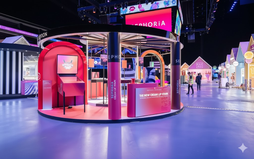 SEPHORiA Dubai 2025 – Interactive Beauty Booth (سفوريا دبي 2025 – جناح تجميلي تفاعلي)