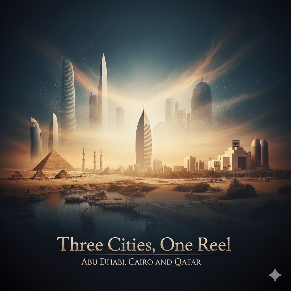 Three Cities, One Reel – Abu Dhabi, Cairo, Doha (ثلاث مدن، فيلم واحد – أبوظبي، القاهرة، الدوحة)