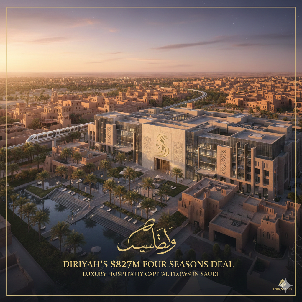 Diriyah’s $827m Four Seasons deal: what it signals for luxury hospitality capital flows in Saudi